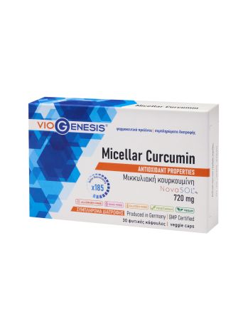VIOGENESIS MICELLAR CURCUMIN 720 MG 30 CAPS