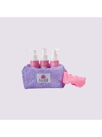 ALOE COLORS SOL BABE BAG : Hair & Body Mist 100mL - Body Lotion 100mL & Shower Gel 100mL
