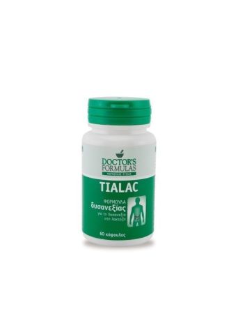 DOCTOR'S FORMULAS TIALAC ΔΥΣΑΝΕΞΙΑ ΣΤΗ ΛΑΚΤΟΖΗ 60CAPS