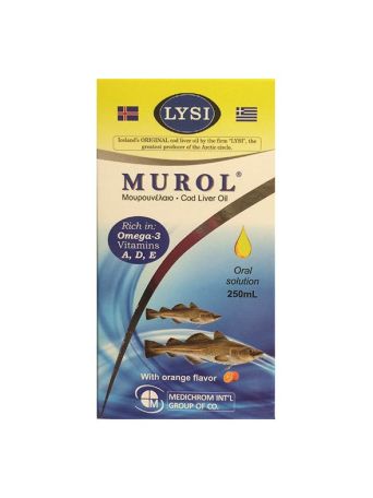 MEDICHROM – MUROL ΜΟΥΡΟΥΝΕΛΑΙΟ ΓΕΥΣΗ ΠΟΡΤΟΚΑΛΙ – 250ML