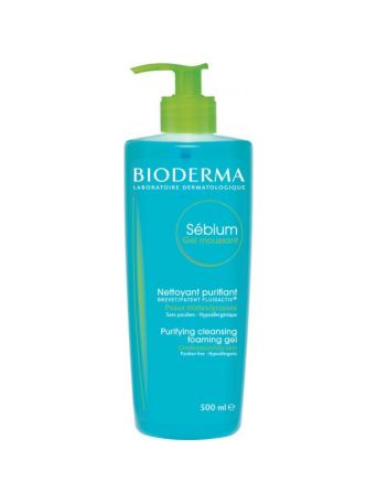 Bioderma Sebium Αφρίζον Gel Καθαρισμού 500ml