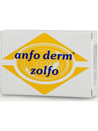 Uniderm Hellas Μπάρες Σαπουνιού Καθαρισμού Anfo Derm Zolfo για Λιπαρές Επιδερμίδες 100gr