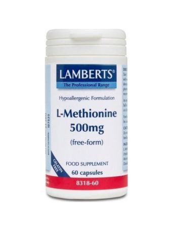 LAMBERTS L-METHIONINE 500MG 60CAPS