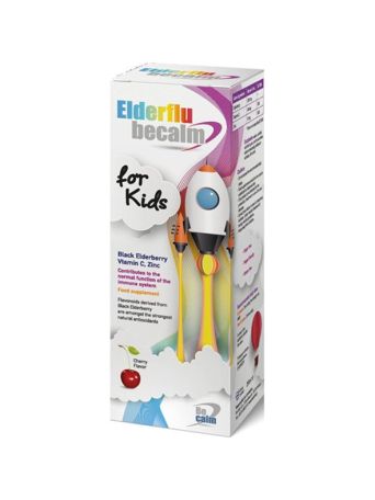 Becalm Elderflu Σιρόπι για Παιδιά Κεράσι 250ml