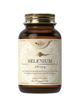 Sky Premium Life Selenium 100mg 60 ταμπλέτες
