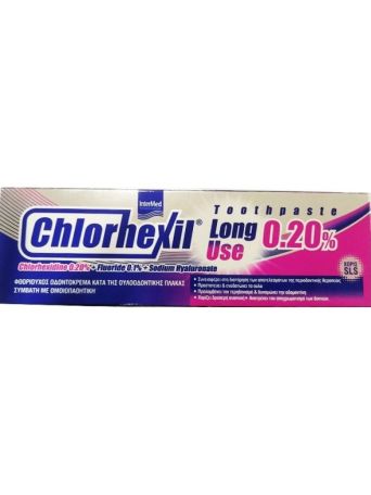 Intermed Chlorhexil 0.20% Toothpaste Long Use Κατά της Ουλοοδοντικής Πλάκας 100ml