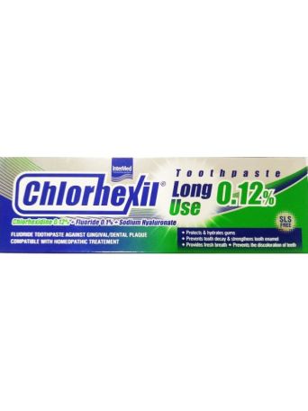 Intermed Chlorhexil 0.12% Toothpaste Long Use Κατά της Ουλοοδοντικής Πλάκας 100ml
