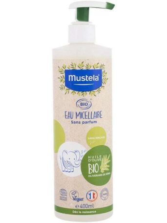 MUSTELA ORGANIC MICELLAR WATER WITH OLIVE OIL AND ALOE 400ML