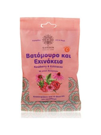 Garden Καραμέλες για το Λαιμό Βατόμουρο & Εχινάκεια 60gr