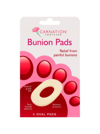 CARNATION FELT BUNION RINGS 4TEM