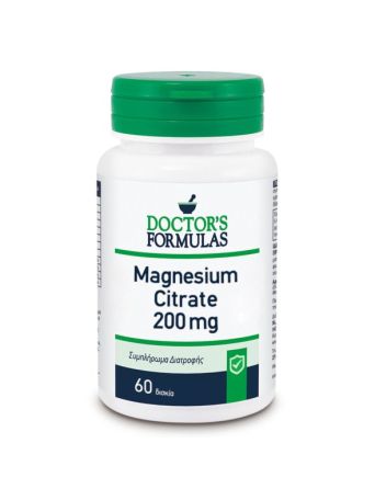 Doctor's Formulas Magnesium Citrate 200mg 60 ταμπλέτες
