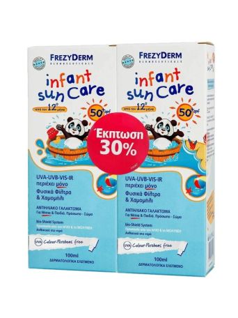Frezyderm Αδιάβροχο Βρεφικό Αντηλιακό Γαλάκτωμα Promo Infant Sun Care για Πρόσωπο & Σώμα SPF50+ 100ml
