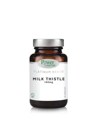 Power Of Nature Platinum Range Milk Thistle 140mg 30 κάψουλες