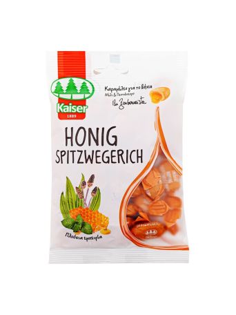 Kaiser 1889 Honig Spitzwegerich Καραμέλες με Μέλι & Πεντάνευρο 90gr