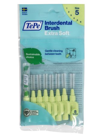 TEPE ΜΕΣΟΔΟΝΤΙΑ 0.80MM EXTRA SOFT ΠΡΑΣΙΝΟ 8TEM