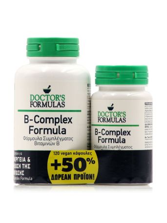 DOCTORS FORMULAS PROMO B-COMPLEX FORMULA 120caps + ΔΩΡΟ 60caps