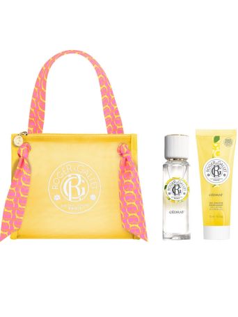 Roger & Gallet Πακέτο Περιποίησης Σώματος Cedrat Wellbeing Fragrant Water Γυναικείο ΄Άρωμα, 30ml & Αφρόλουτρο με Άρωμα Κίτρου, 50ml & Δώρο Νεσεσέρ