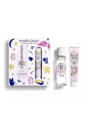 Roger & Gallet Εορταστικό Σετ Feuille De The Eau Parfumee Bienfaisante 30ml + Δώρο Κρέμα Χεριών 30ml
