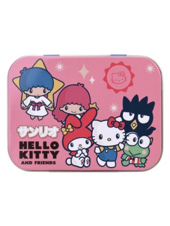 TAKE CARE HELLO KITTY&FRIENDS BAND AIDS METAL BOX  24PCS