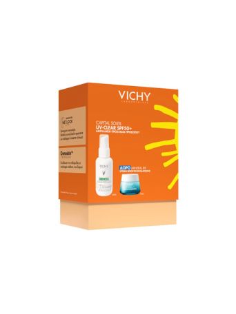 Vichy Promo Capital Soleil UV-Clear SPF50+ 40ml & Δώρο Mineral 89 72h Moisture Boosting Cream 15ml