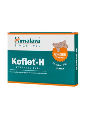 HIMALAYA KOFLET H LOZENGES (GINGER) 2 X 6 LOZENGES