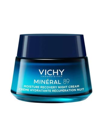 Vichy Mineral 89 Night Cream Κρέμα Νύχτας Αποκατάστασης Της Ενυδάτωσης 50ml