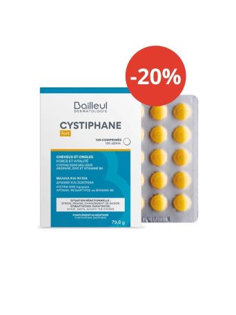 Bailleul Laboratoires Cystiphane Fort Ειδικό Συμπλήρωμα Διατροφής για Μαλλιά & Νύχια 120 δισκία