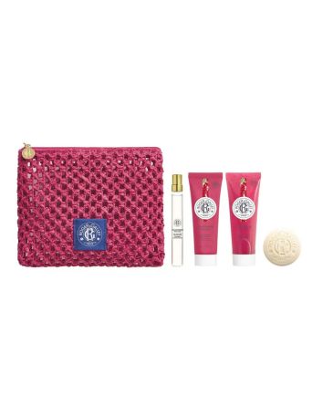 Roger & Gallet Promo Gingembre Rouge Fragrant Water 10ml & Shower Gel 50ml & Wellbeing Body Lotion 50ml & Wellbeing Soap Bar 50gr