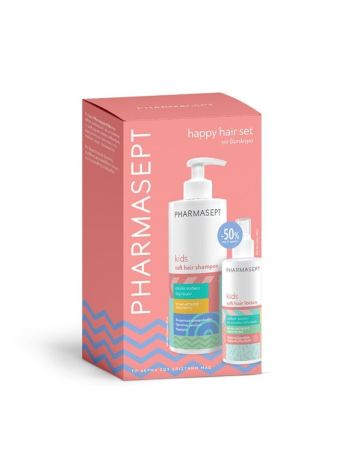 Pharmasept Promo Kids Soft Hair Shampoo Απαλό Παιδικό Σαμπουάν 400ml & Soft Hair Lotion 150ml [-50% Στο 2ο Προϊόν]