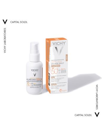 VICHY CAPITAL SOLEIL UV-AGE MEDIUM SHADE SPF50+ 40 ML