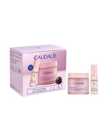 Caudalie Resveratrol-Lift Cashmere Set – Αντιρυτιδική Κρέμα Προσώπου για Λείανση & Θρέψη 50 ml + Δώρο Αντιρυτιδικός Ορός Επανόρθωσης 10 ml