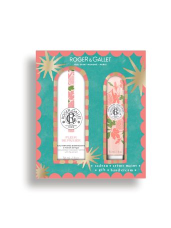 ROGER+GALLET Χριστουγεννιάτικο Set : Eau Parfumée Bienfaisante 30ml + Κρέμα Χεριών 30 ml Fleur de Figuier