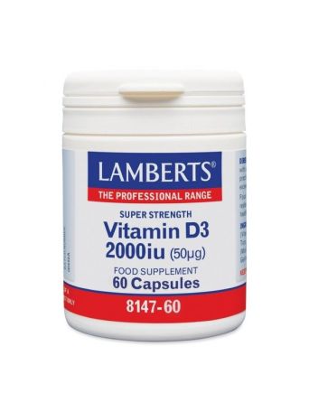 Lamberts Vitamin D3 2000iu 60 κάψουλες