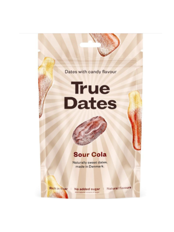 True Dates Sour Cola Φυσικoί Χουρμάδες Χωρίς Ζάχαρη, 100g