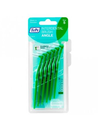 TEPE ΜΕΣΟΔΟΝΤΙΑ ANGLE 0.80MM ΠΡΑΣΙΝΟ MEDIUM 6ΤΕΜ