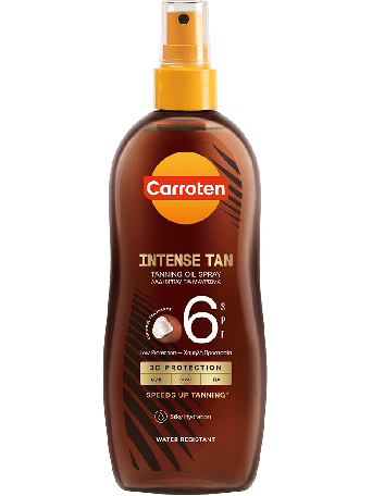 Carroten Intense Tan Αδιάβροχο Αντηλιακό Λάδι για το Σώμα SPF6 σε Spray 200ml