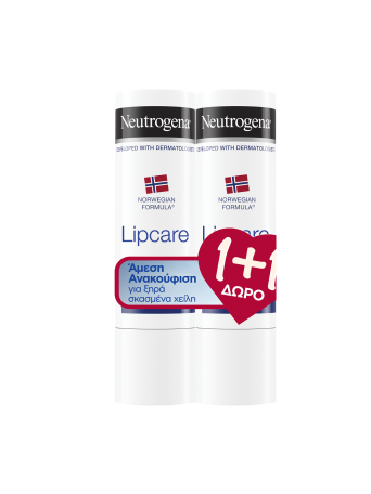 Neutrogena Lipstick Ενυδατικό stick χειλιών 1+1 δώρο 4,8gr