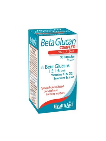 Health Aid BetaGlucan Complex 30 φυτικές κάψουλες
