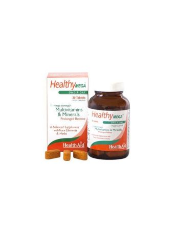 HEALTH AID MEGA MULTIVIT.+MINER. 30TABS