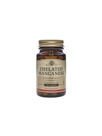 SOLGAR MANGANESE CHELATED 8MG 100TABS