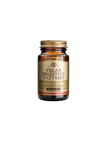SOLGAR DIGESTIVE ENZYMES VEGAN 50TABS