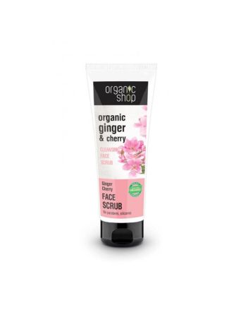 Natura Siberica Organic Shop Ginger & Cherry Cleansing Face Scrub 75ml