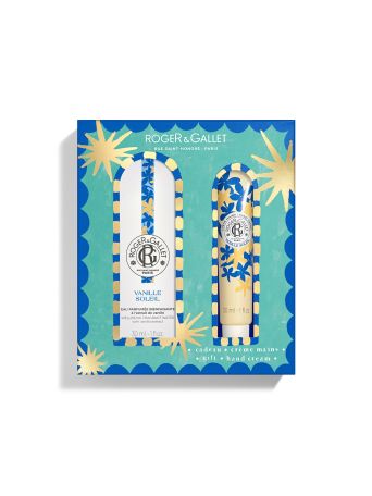 ROGER+GALLET Vanille Soleil Χριστουγεννιάτικο Set : Eau Parfumée Bienfaisante 30ml + Κρέμα Χεριών 30 ml