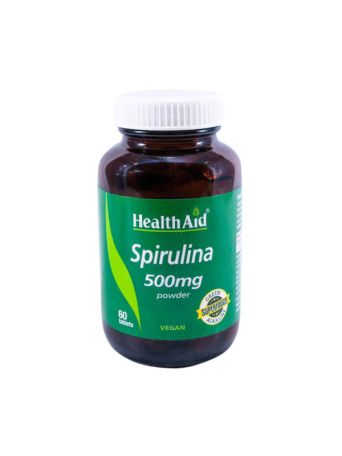HEALTH AID SPIRULINA 500MG 60TABS