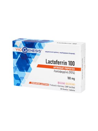 VIOGENESIS LACTOFERRIN 100 30 TABS