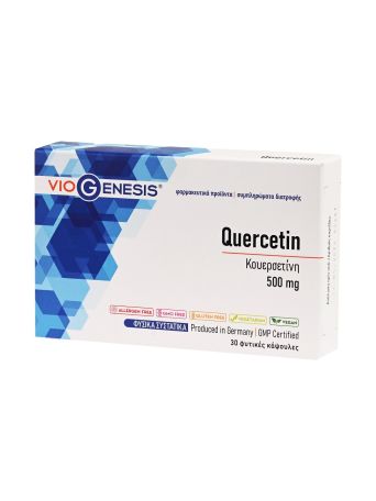 VIOGENESIS QUERCETIN 500MG 30CAPS