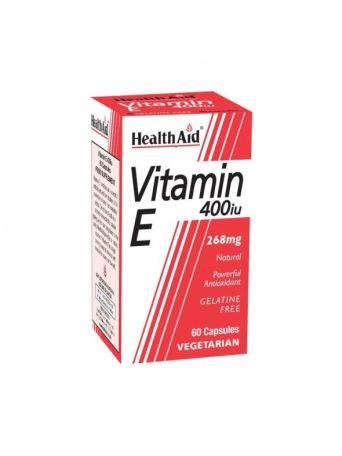 Health Aid Vitamin E 400iu 60 φυτικές κάψουλες